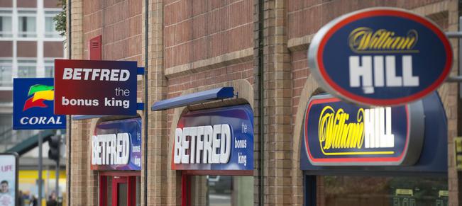 Mandatory Credit: Photo by ID.8 Photography/REX (3410187a) High Street betting shops, Fitzalan Square, Sheffield VARIOUS