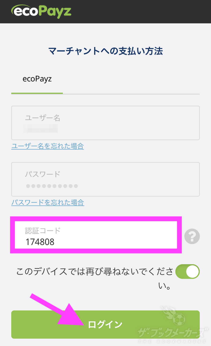 bet365エコペイズ入金