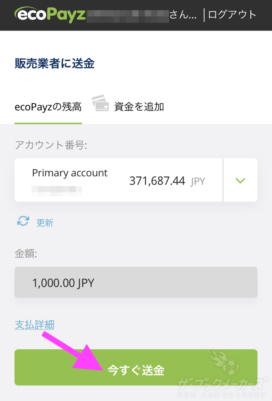 bet365エコペイズ入金