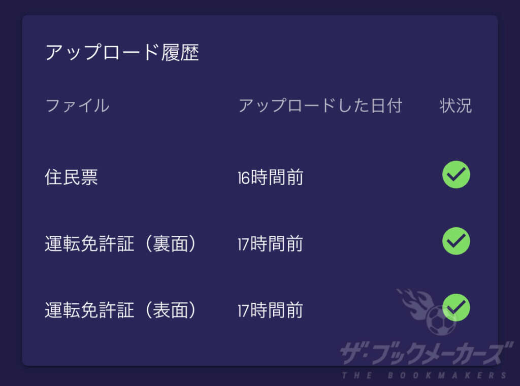 ギャンボラ本人確認